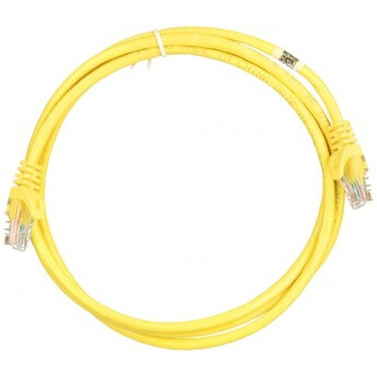 Патч-корд 2E Cat 5e,UTP,RJ45, 26AWG ,7/0.16 CCA, 1.50 m, PVC,Yellow (2E-PC5ECA-150YLW)