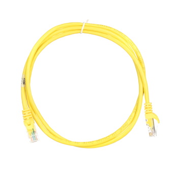 Патч-корд 2E Cat 5e,UTP,RJ45, 26AWG ,7/0.16 Cu, 1.20 m, PVC,Yellow (2E-PC5ECOP-120YLW)