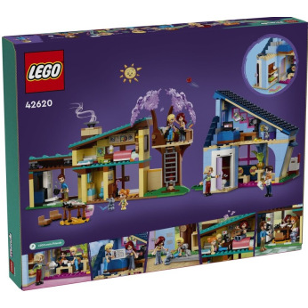 Конструктор LEGO Friends Родинні будинки Оллі й Пейслі (42620)