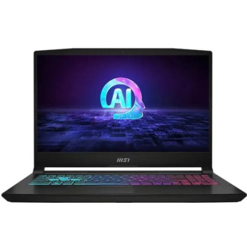 ноутбук 15.6_2K/R9 8945HS/16/512/RTX 4070 8GB/DOS/ 4-Zone RGB Keyboard /RTX 4070 8GB/Black Katana A15 AI B8VG-499XUA (9S7-158N31-499)