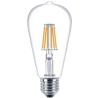 Лампа светодиодная декоративная Philips LED Fila ND E27 7.5-70W WW 230V ST64 1CT APR (929001190808)