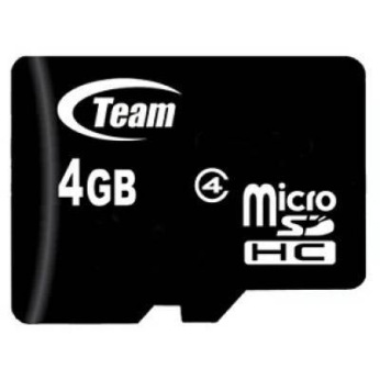 Карта пам`ятi MicroSDHC   4GB Class 4 Team (TUSDH4GCL402) (TUSDH4GCL402)