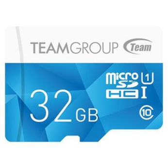 Карта памяти MicroSDHC  32GB UHS-I Team Color Blue (TCUSDH32GUHS02) (TCUSDH32GUHS02)