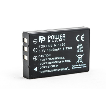 Аккумулятор PowerPlant Fuji NP-120 1800mAh (DV00DV1050)