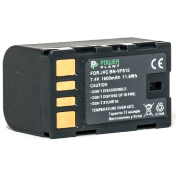 Аккумулятор PowerPlant JVC BN-VF815 1600mAh (DV00DV1221)