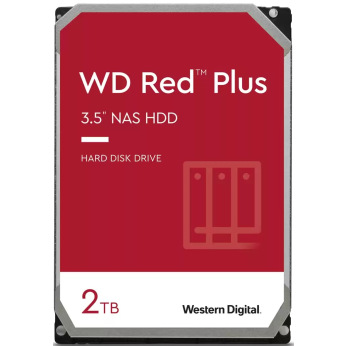 Жорсткий диск WD 3.5" SATA 3.0 2TB 5400 128MB Red Plus NAS (WD20EFZX)