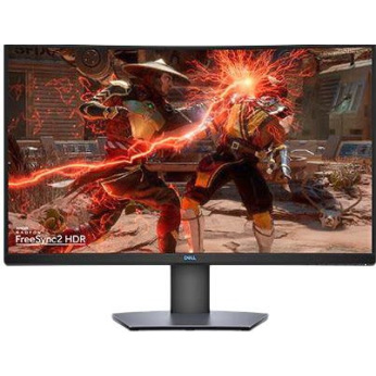 31,5" вигнутий VA QHD РК монітор, 2xHDMI, DP, USB , FreeSync Dell Monitor S3220DGF Black (210-ATVC)