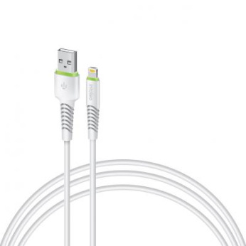 Кабель Intaleo CBFLEXL0 USB-Lightning 0.2м White (1283126487439) (1283126487439)