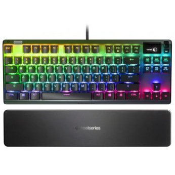 Клавiатура SteelSeries Apex 7 TKL Red Switch (64646) Black USB (64646)