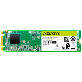 Твердотельный накопитель SSD ADATA SATA M.2 480GB SU650 2280 3D TLC (ASU650NS38-480GT-C)