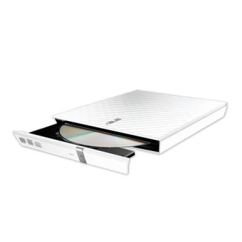 Привід DVD+/-RW ASUS SDRW-08D2S-U LITE/DWHT BOX, USB 2.0, White (SDRW-08D2S-ULITE/WHITE/AS)