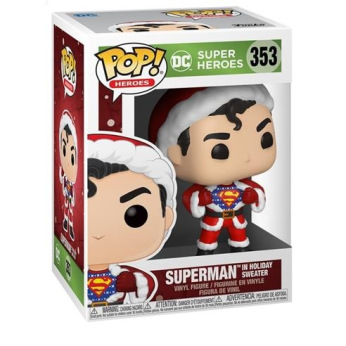 Фігурка Funko POP! Vinyl: DC: Holiday: Superman w/Sweater 50651 (FUN2549680)