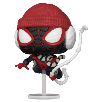 Коллекционная фигурка Funko POP! Bobble Marvel Games Miles Morales Miles Winter Suit 54692 (FUN2549947)