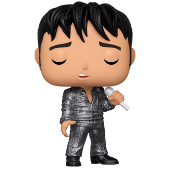 Коллекционная фигурка Funko POP! Rocks Elvis Presley Elvis ’68 Comeback Special (DGLT)  36650 (FUN2549764)