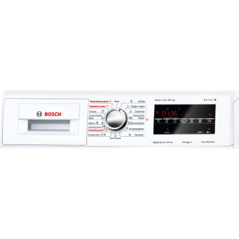 Пральна машина з сушкою Bosch WVG30463OE - 59 см/8 кг./5 кг./1500 об./дисплей/А/білий (WVG30463OE)