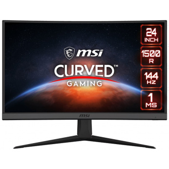 Монитор LCD 23.3" MSI Optix G24C6, 2*HDMI, DP, Earphone out,VA, 1920x1080, CURVED, 144Hz, 1ms, DCI-P3 92%, FreeSync (OPTIX_G24C6)