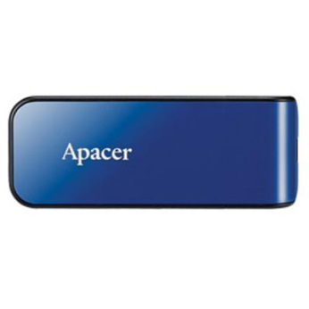 Флеш-накопичувач USB 64GB Apacer AH334 Blue (AP64GAH334U-1) (AP64GAH334U-1)