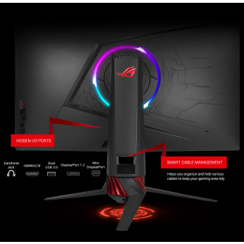 Монiтор ASUS 31.5" ROG Strix XG32VQR VA Black Curved (90LM03S0-B02170)