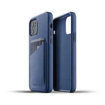 Чохол шкіряний MUJJO для iPhone 12 / 12 Pro Full Leather Wallet, Monaco Blue (MUJJO-CL-008-BL)