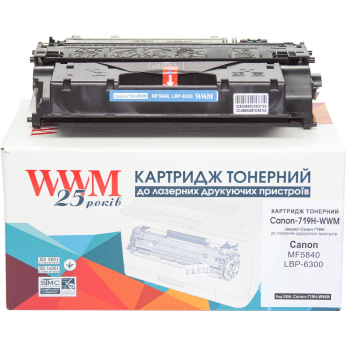 Картридж для Canon i-Sensys MF-418x WWM 05X/719H  Black Canon-719H-WWM