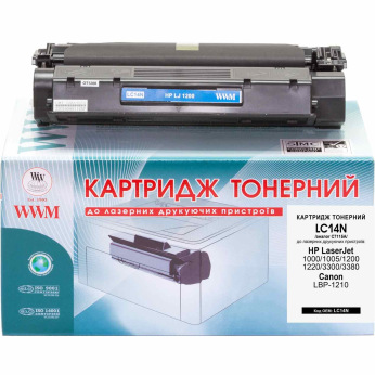 Картридж для HP LaserJet 1200, 1200n WWM  Black LC14N