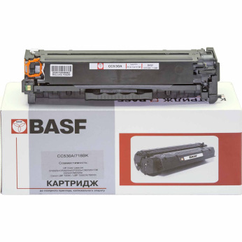 Картридж для Canon i-Sensys LBP-7680CX BASF 304A/718  Black BASF-KT-CC530A