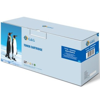 Картридж для HP Color LaserJet Enterprise 500 M551 G&G  Cyan G&G-CE401A