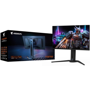 iгровий монiтор 27" OLED  240Hz 2560x1440 (QHD) ms  2xHDMI(2.1)  1xDP(1.4)  KVM 2x5W AORUS FO27Q2 (AORUS FO27Q2)