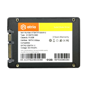 накопичувач 2.5" SSD 512GB XT200 SATA 3.0 ATSATXT200/512 (ATSATXT200/512)