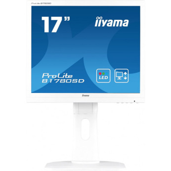 17" РК монітор, VGA, DVI, SP,HAS, Pivot, Білий B1780SD-W1 (B1780SD-W1)