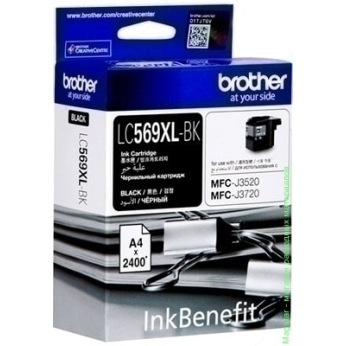 Картридж для Brother MFC-J3520 Brother LC569XL-BK  Black LC569XLBK