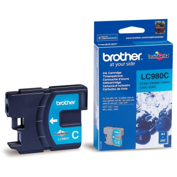 Картридж для Brother DCP-195C Brother LC980C  Cyan LC980C