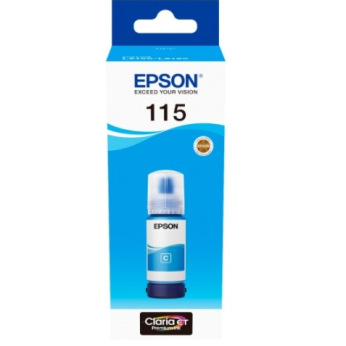 Чорнило для Epson L8160 EPSON 115  Cyan 70мл C13T07D24A