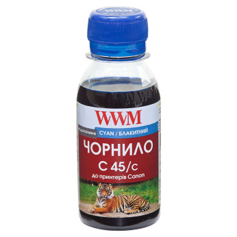 Чорнило для Canon PIXMA MG5550 WWM C45  Cyan 100г C45/C-2