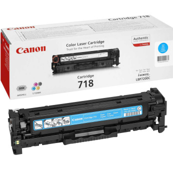 Картридж для Canon i-Sensys MF-724Cdw CANON 718  Cyan 2661B002