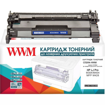 Картридж для HP 59A (CF259A) WWM 59A  Black CF259A-WWM