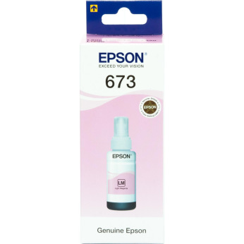 Чорнило для Epson L800 EPSON 673  Light Magenta 70мл C13T67364A