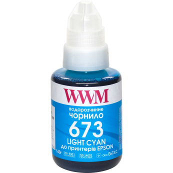 Чорнило для EPSON 673 INK SET WWM 673  Light Cyan 140г E673LC