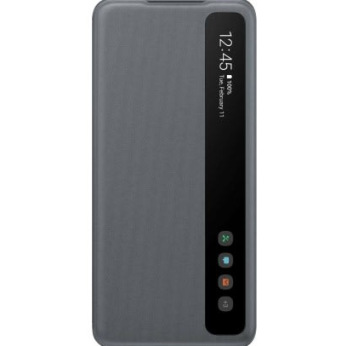 Чохол Samsung Clear View Cover для смартфону Galaxy S20 (G980) Grey (EF-ZG980CJEGRU)