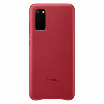 Чохол Samsung Leather Cover для смартфону Galaxy S20 (G980) Red (EF-VG980LREGRU)