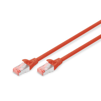 Патч-корд DIGITUS CAT 6 S-FTP, 3м, AWG 27/7, LSZH, красный (DK-1644-030/R)