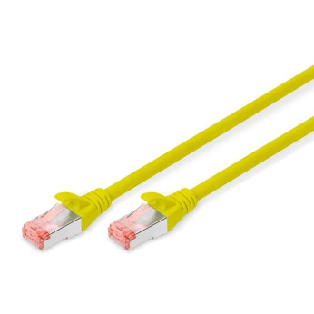 Патч-корд DIGITUS CAT 6 S-FTP, 5м, AWG 27/7, LSZH, желтый (DK-1644-050/Y)