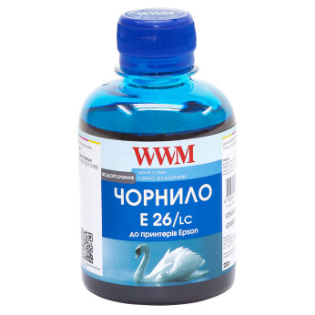 Чернила для Epson Expression Photo XP-55 WWM E26  Light Cyan 200г E26/LC