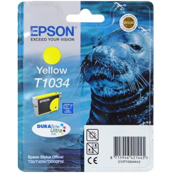 Картридж для Epson Stylus Office T30 EPSON T1034  Yellow C13T10344A10