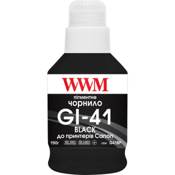 Чорнило для Canon PIXMA G3470 WWM GI-41  Black 190г G41BP