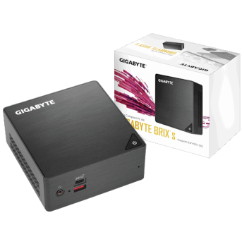 Неттоп-баребон Gigabyte BRIX Core i7 8550U HDMMI/mDP 2.5"HDD USB3 .1 DDR4 GB-BRI7H-8550 (GB-BRI7H-8550)