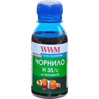 Чернила для HP PSC 1217 WWM H35  Cyan 100г H35/C-2