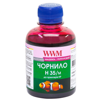 Чорнило для HP Photosmart C4483 WWM H35  Magenta 200г H35/M