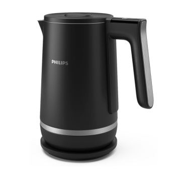 Електрочайник Philips Series 7000, Strix, з подвійними стінками, 6 темп.реж, чорний (HD9396/90)