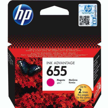 Картридж для HP DeskJet Ink Advantage 6525 HP 655  Magenta CZ111AE